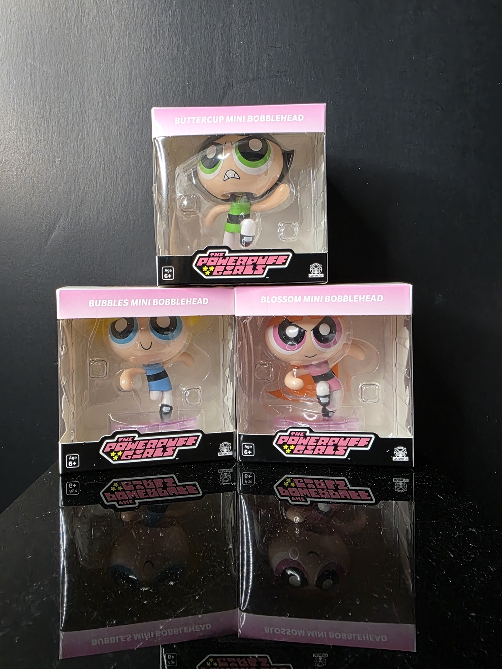 Powerpuff Girls Mini Bobblehead Set Blossom Bubbles Buttercup Figures NEW